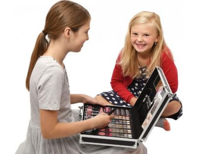 Mac Toys Kufřík s dekorativní kosmetikou velký 5 štětců