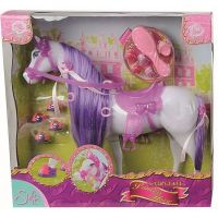 Kůň pro princeznu Steffi Love fialový 2