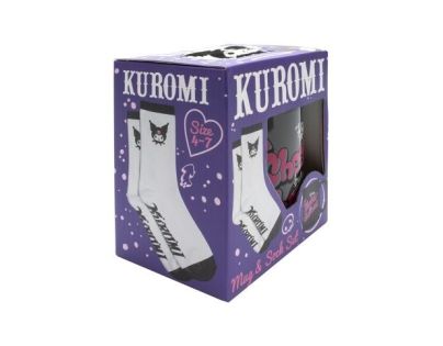 Kuromi dárkový set (hrnek a ponožky)