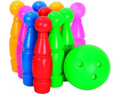 Toy Kuželky maxi 10 ks Bowling