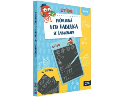 Kvído - LCD kreslicí tabulka se šablonami