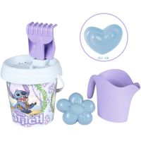 Kyblíček Stitch s konvičkou a přísl., střední