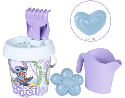 Kyblíček Stitch s konvičkou a přísl., střední