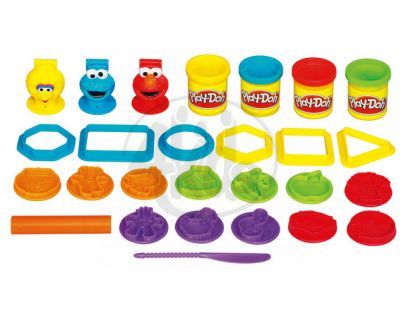 Hasbro 18533 - Play-Doh - Kyblík s kelínky a formičkami Sesame Street
