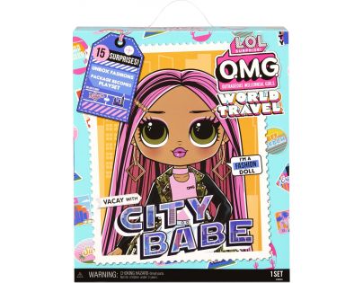 L.O.L. OMG Velka ségra cestovatelka City Babe