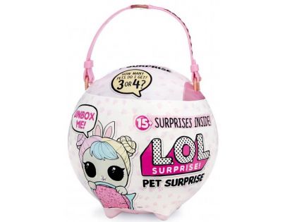 L.O.L. Surprise Biggie Velká zvířátka světle růžové