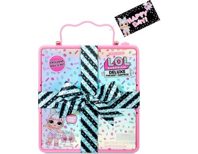 L.O.L. Surprise Deluxe Present Dárkové překvapení Růžové