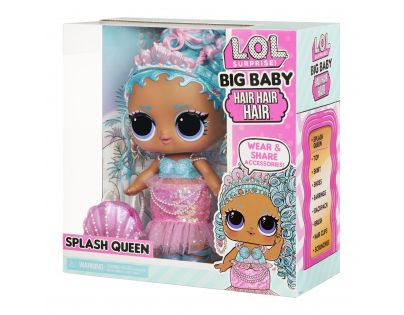 L.O.L. Surprise! Hair Hair Hair Velká panenka Splash Queen