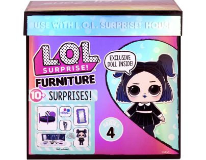L.O.L. Surprise! Nábytek s panenkou Útulný pokojíček & Dusk