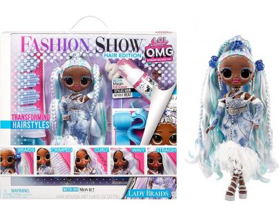 L.O.L. Surprise! OMG Fashion Show Hair Velká ségra Lady Braids