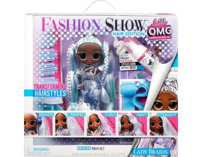 L.O.L. Surprise! OMG Fashion Show Hair Velká ségra Lady Braids