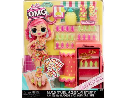 L.O.L. Surprise! OMG Nehtové studio s panenkou Pinky Pops Fruit Shop - Poškozený obal