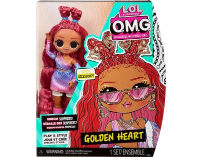 L.O.L. Surprise! OMG Velká ségra Golden Heart 25 cm