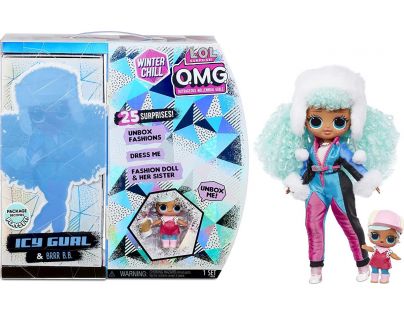 L.O.L. Surprise! OMG Winter Velká ségra Chill Icy Gurl Fashion Doll Brrr B.B.