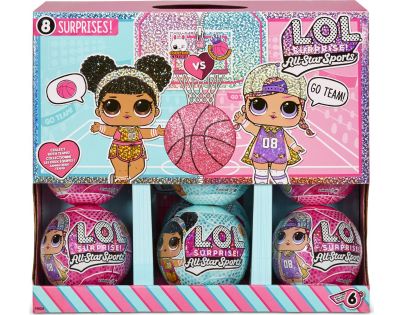 L.O.L. Surprise! Sportovní hvězdy basketbalu tyrkysová koule