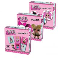 L.O.L. Surprise Trojitá zábava Puzzle a karty s dominem 2