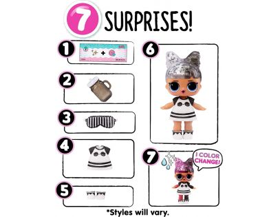 L.O.L. Surprise! Třpytivá panenka se změnou barvy