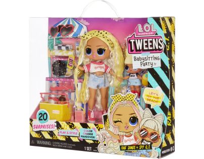L.O.L. Surprise! Tweens - Pyžamová párty s panenkou Den na pláži s Rae Sands a SPF Q.T.