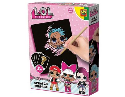 SES Creative L.O.L. Surprise vyškrabování obrázků