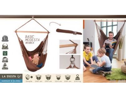 La Siesta Houpací sedačka Modesta single Arabica