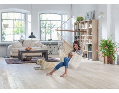 La Siesta Houpací sedačka Modesta single Latte