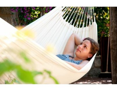 La Siesta Houpací síť Modesta single Latte