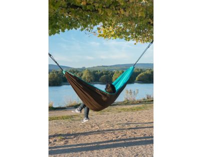 La Siesta Polstrovaná cestovní houpací síť Colibri Turquoise