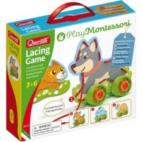 Lacing Game lacing animals & wheels Šněrovací zvířátka s kolečky