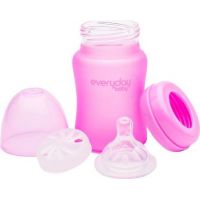 Everyday Baby Láhev sklo senzor 150 ml pink 3