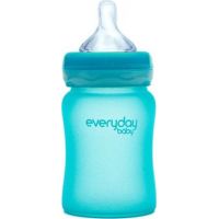 Everyday Baby Láhev sklo senzor 150 ml turquoise 2