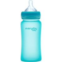 Everyday Baby Láhev sklo senzor 240 ml turquoise 2