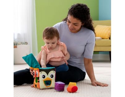 Lamaze Měkká vkládací kostka se zvířátky