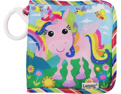 Lamaze Textilní knížka Jednorožec Tilly
