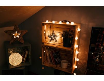 Marimex Lampa koule 10 LED Nature