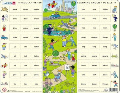 Larsen Puzzle Anglická nepravidelná slovesa