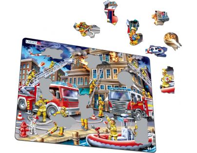 Larsen Puzzle Hasiči Požár domu