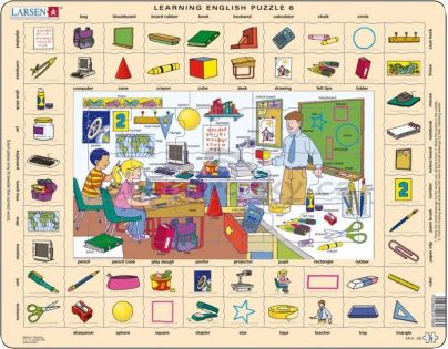 Larsen Puzzle Hodina angličtiny 6