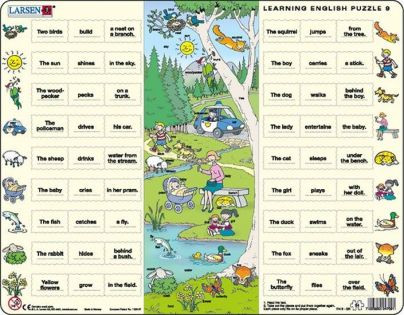 Larsen Puzzle Hodina angličtiny 9