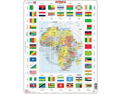 Larsen Puzzle Mapa Afriky