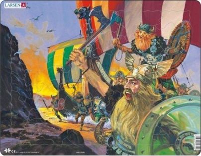 Larsen Puzzle Vylodění Vikingů