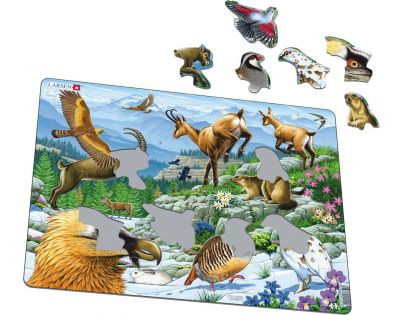 Larsen Puzzle Zvířata na horách