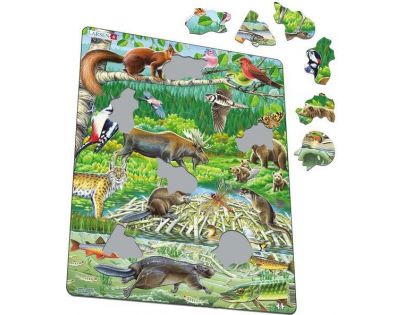 Larsen Puzzle Zvířátka v lese