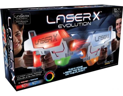 TM Toys Laser X Long Range evolution sada pro 2 hráče dosah 150 metrů