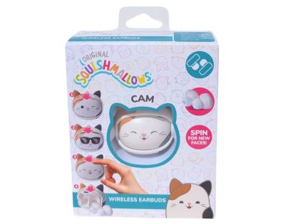 Lazerbuilt Squishmallows Face-change TWS Earbuds - Cam