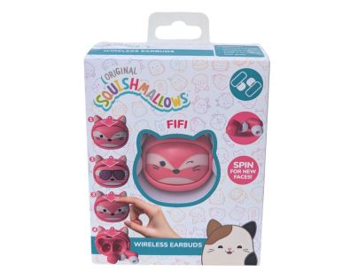Lazerbuilt Squishmallows Face-change TWS Earbuds - Fifi