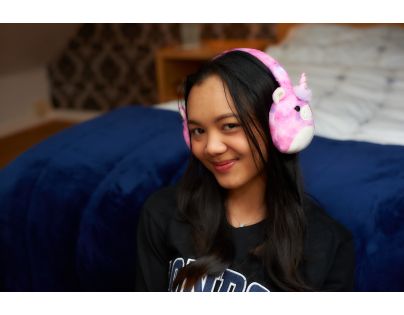 Lazerbuilt Squishmallows Plush Bluetooth Headphones - Lola