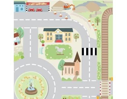 Le Toy Van Hrací koberec playmat Moje první město 80 x 120 cm