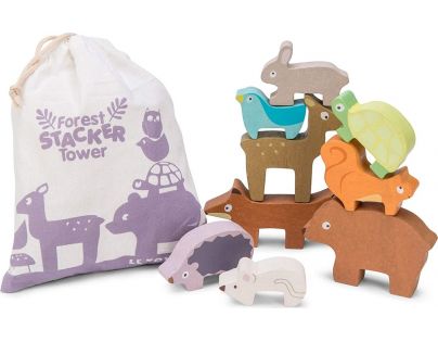 Le Toy Van Petilou Skládací věž zvířátka
