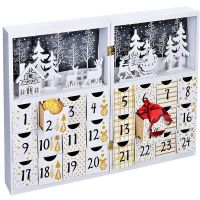 Solight Adventní kalendář Kniha 8 LED 40 x 30 cm 4