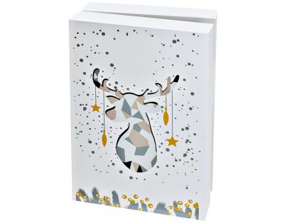 Solight Adventní kalendář Kniha 8 LED 40 x 30 cm